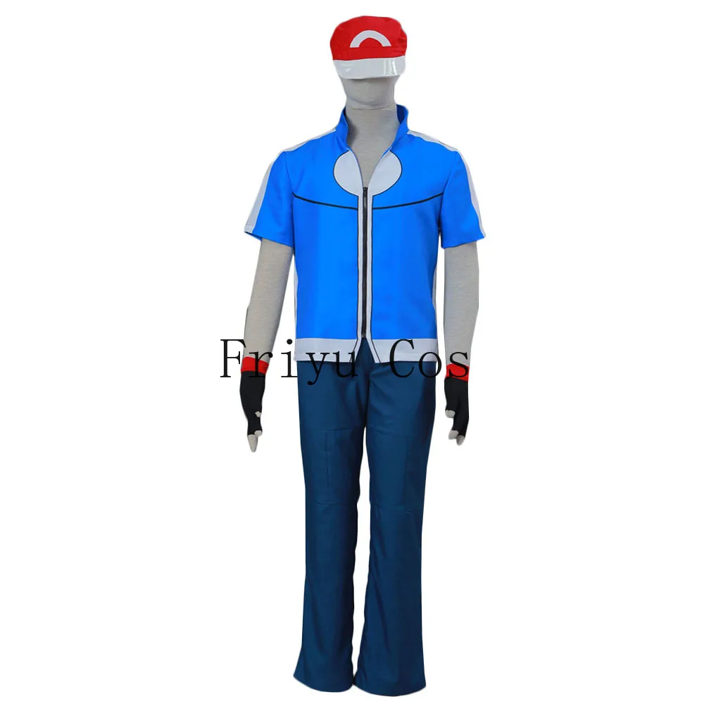 

Ash Ketchum Cosplay Costume Carnival Halloween Christmas New Year Party Adult kid Costume