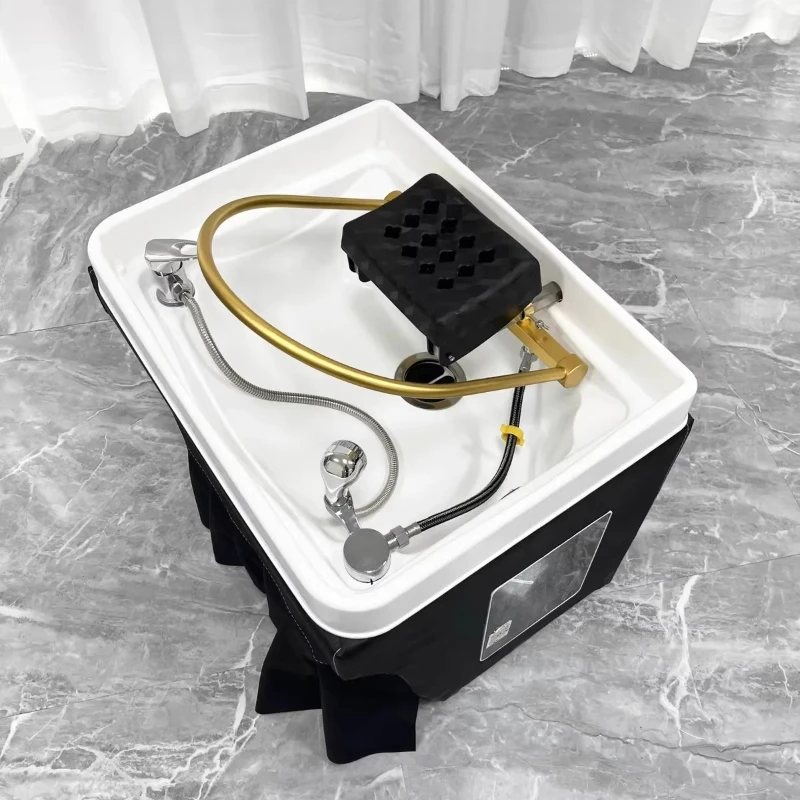 

Barber Home Shampoo Chairs Head Spa Massage Luxury Salon Shampoo Chairs Modern Minimalist Furniture Cama De Champu Ls40xtp