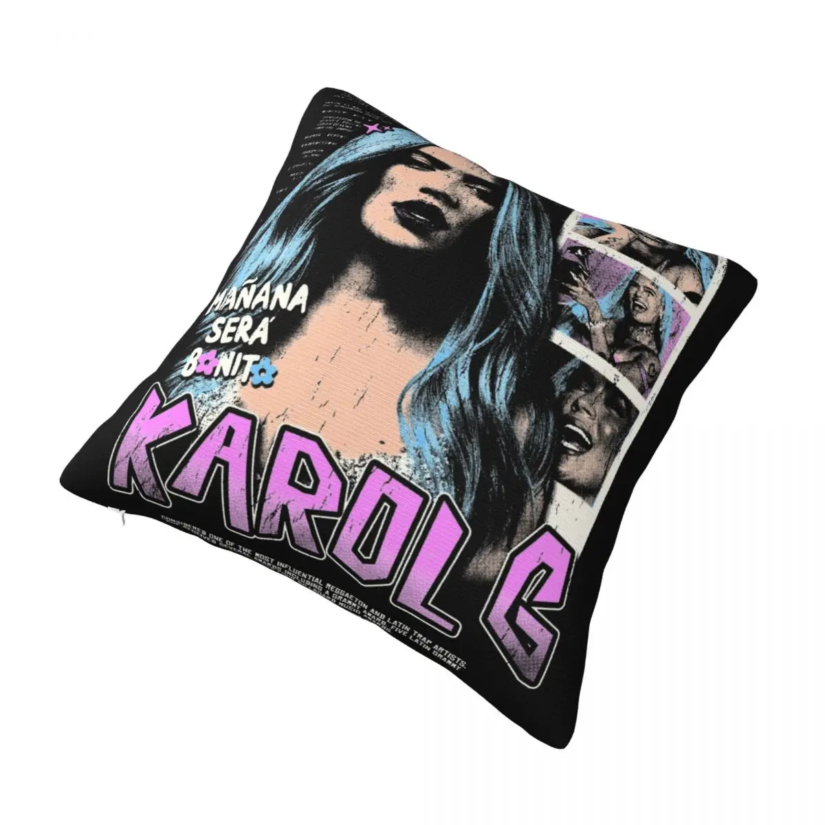 Car Decor Karol G Manana Sera Bonito Pillowcase Merch Pillow Covers Square Multiple Sizes