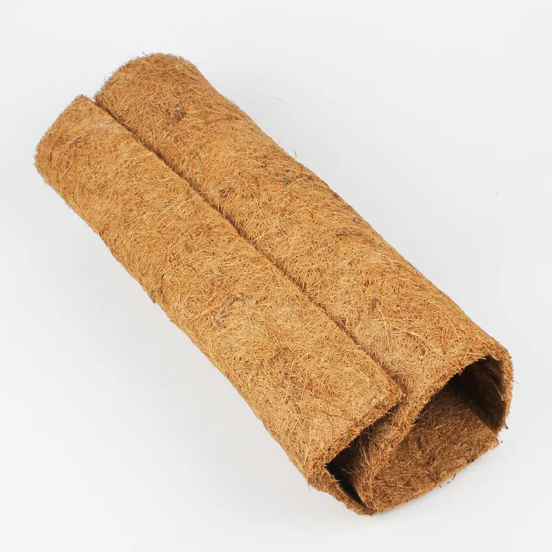 Eco-Friendly Plant Fiber Roll Natural Coco Coir Fiber Tree Mulch Mat Protector Reptile Bedding Supplies Insulation Basket 1pc
