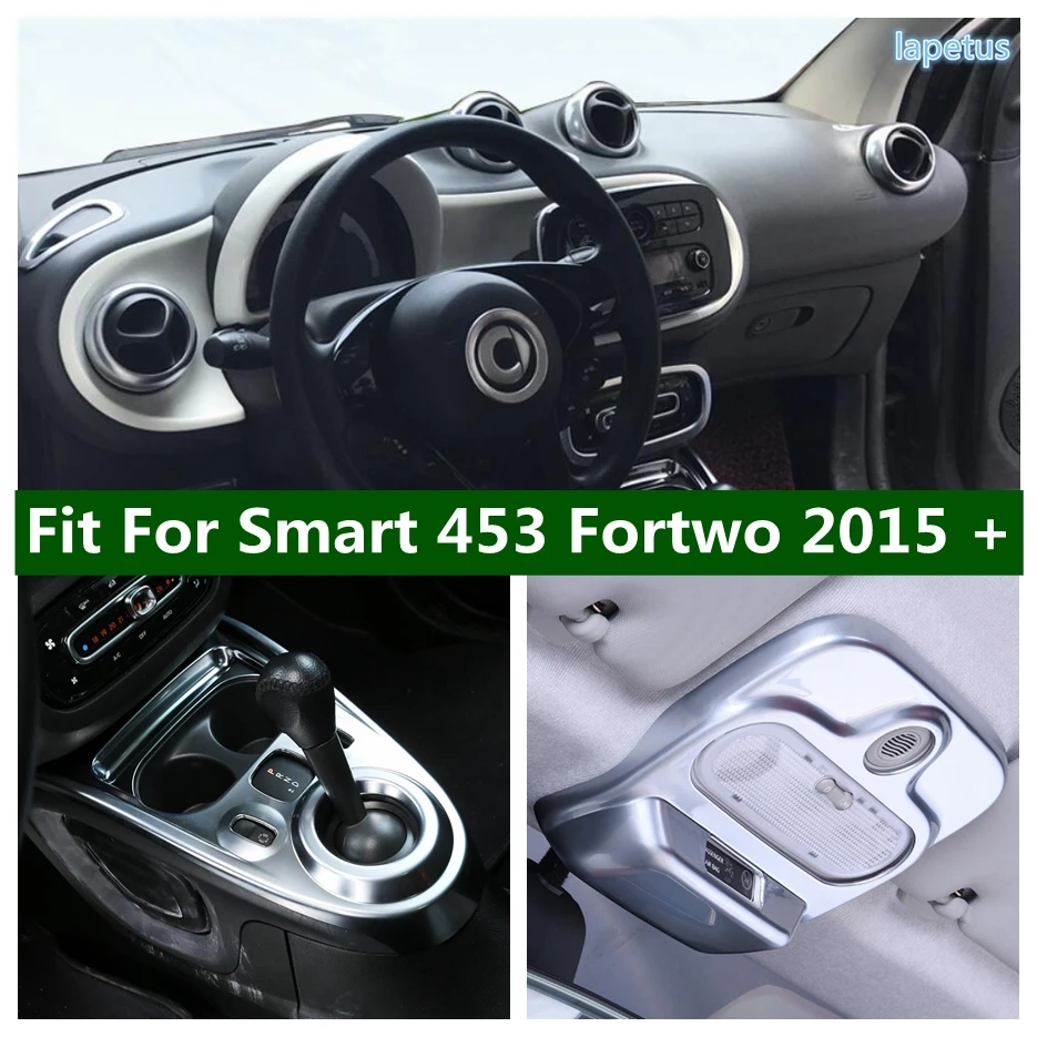 

Gear Shift Box / Door Handle / Head Lamp Switch / Read Light Cover Trim Fit For Smart 453 Fortwo 2015 - 2021 Car Accessories