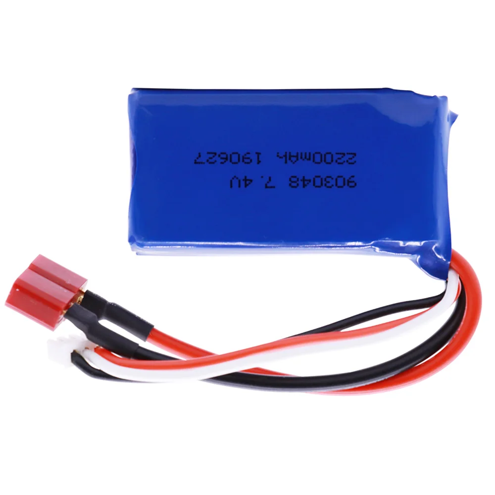 Ad alta capacità 7.4V 2200mAh 2S Lipo Batteria Per WLtoys A959-B A969-B A979-B K929-B RC giocattoli Auto Camion elicottero barche accessori