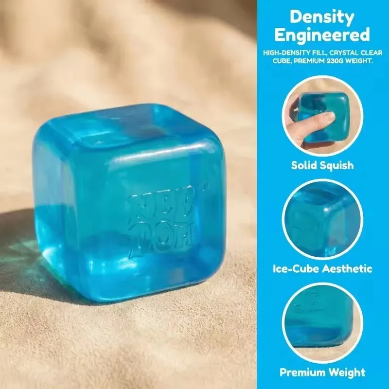 

{In Stock}*/.**./Squishy Schylling Needoh Nice Cube Sensory Stress Reliever Fidget Tool Anti-Anxiety Relief Squeeze Kids Toy 말랑이