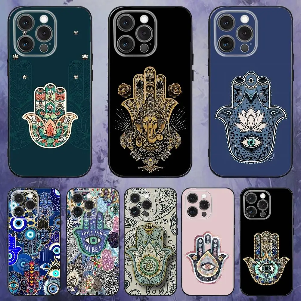 

Indian Animal Elephant Phone Case For iPhone 17,16,15,14,13,12,Pro,Max,Plus,E,SE4,Air,Mini Black Soft Box
