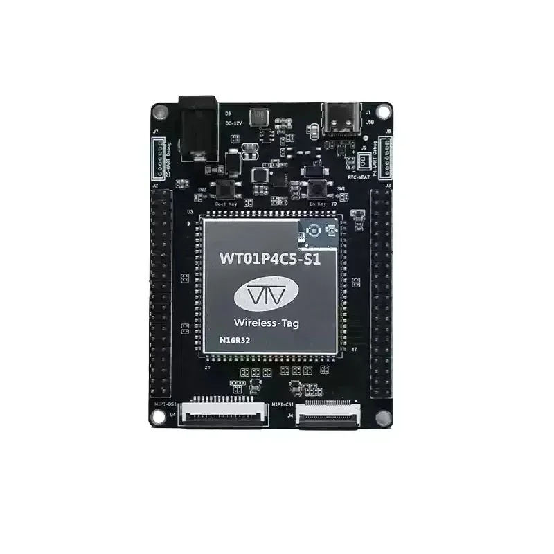 wtdkp4c5-s1-デュアルチップ-esp32-p4-esp32-開発ボード、360mhz-risc-v、デュアルバンド-wifi-6-24g-5g-、mipi-csi-、usb-20