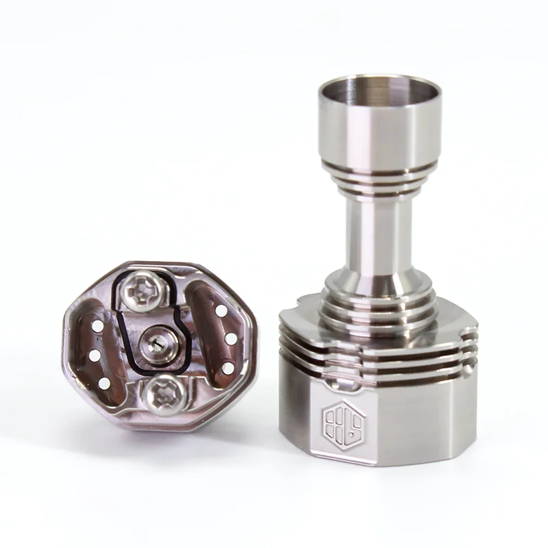 SXK Style Four One Five 415BB V2 MTL RBA Bridge Vape Tank BB Mod Billet Box Boro 0.8/1.0/1.2/1.5/2 replacement coil - gallery image 5