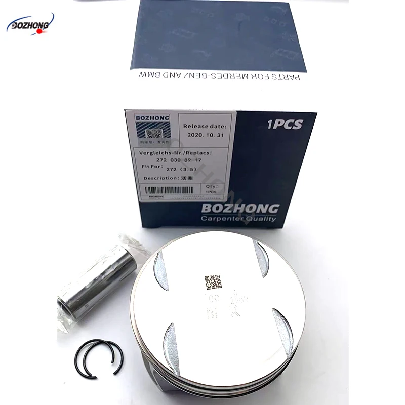 ngine Piston Assembly 2720308917 2720301018 For Mercedes M272 3.0L 3.5L Engine Auto Replacement Piston Kit W203 W204 W211 W212