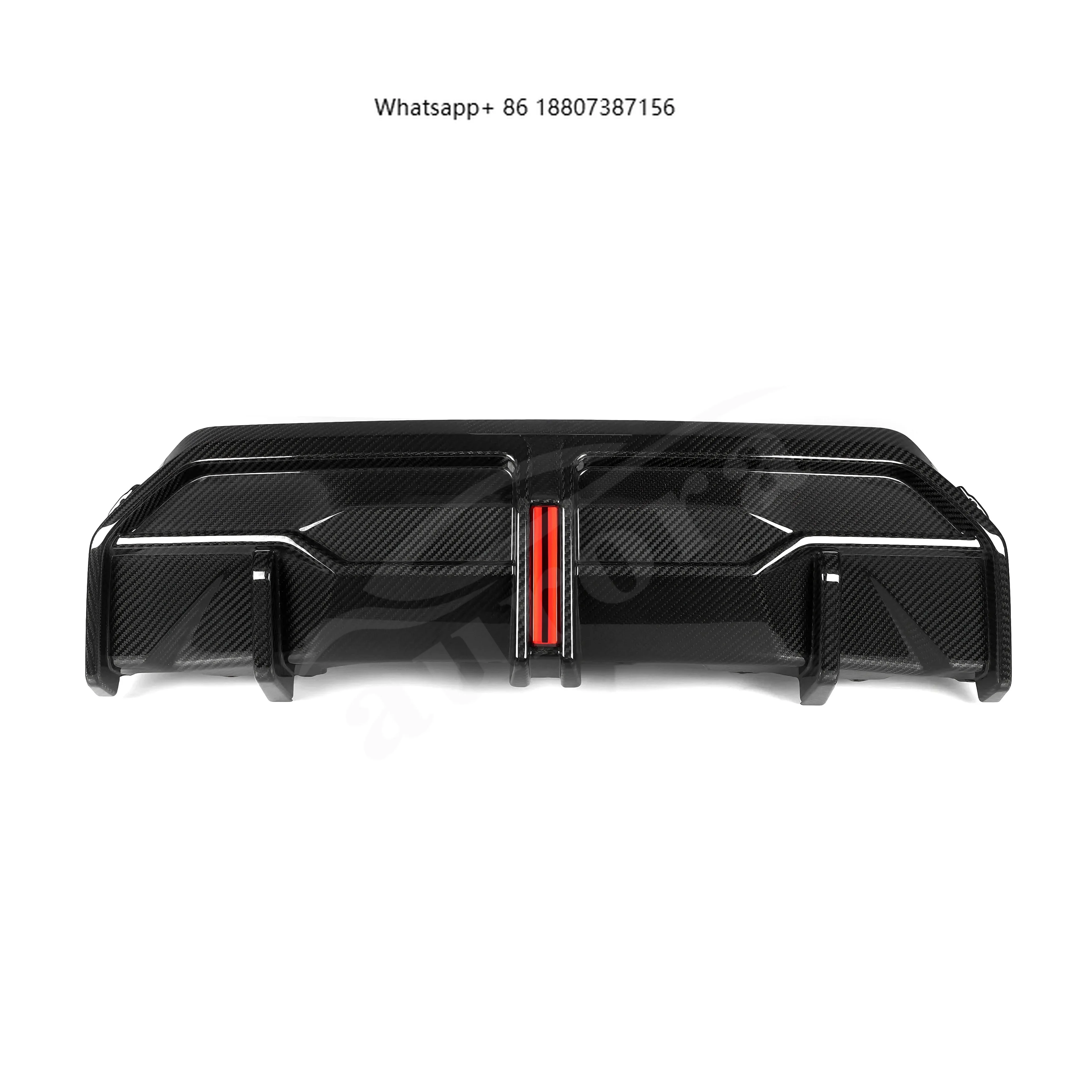 

Dry Carbon Fiber forBMW New 2 Series G42 Coupe M Sports M Performance Rear Bumper With Lamp Diffuser Lip