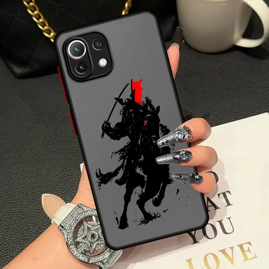 غطاء خلفي للهاتف لهاتف Xiaomi Mi 11T Pro 11 Lite فنون الساموراي القتالية اليابانية