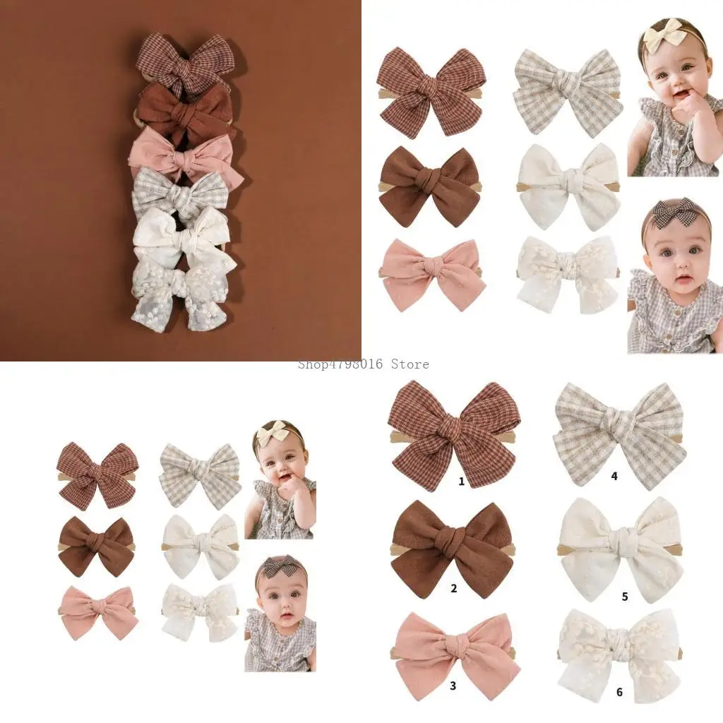 

Solid Color Baby Headband with Bowknot Charm for Infants 0 to 2 Year Fashionable Newborns Headdress Hair Ornament