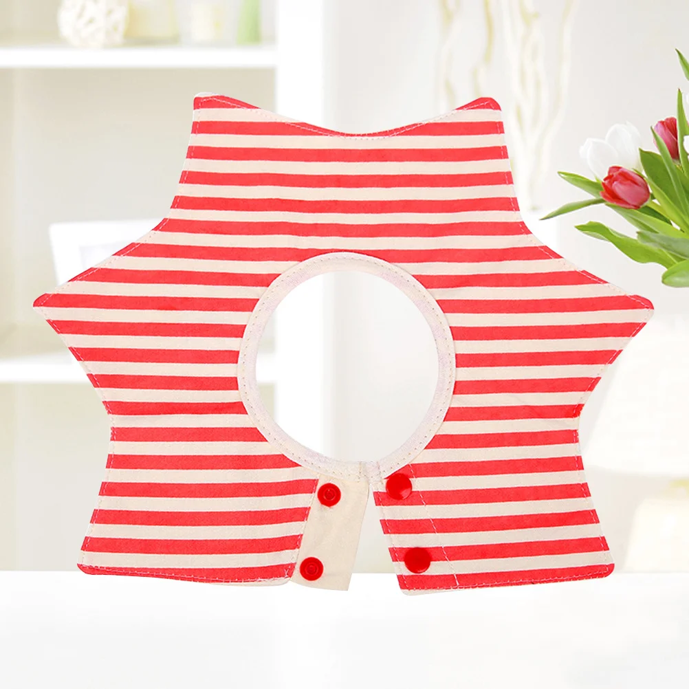 

Waterproof Baby Bibs Organic Cotton Absorbent Drool Bibs Multi-Layer Design for Infants Stay Dry Clothing Protector Red