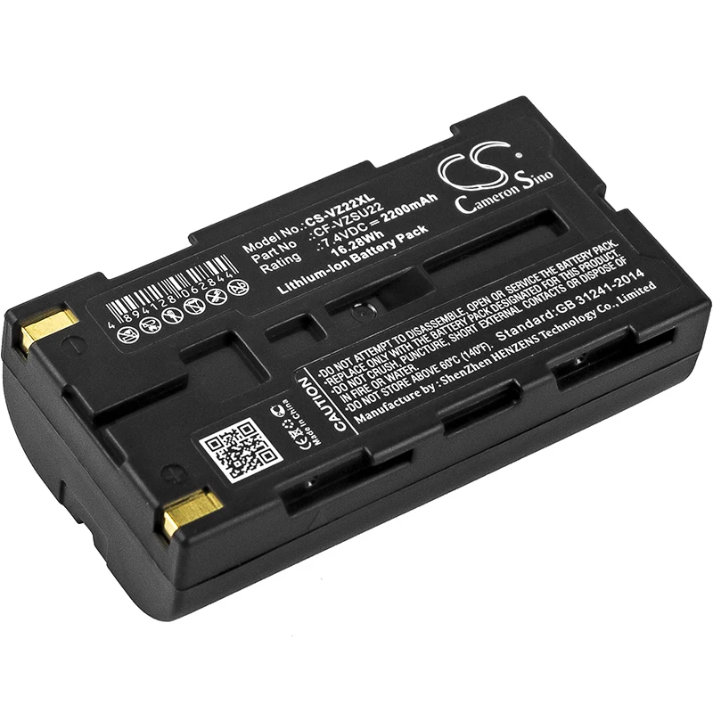 CS Replacement Battery For NEC Shot F30, Thermo Gear G30 T2UR18650F-5928 2200mAh/16.28Wh