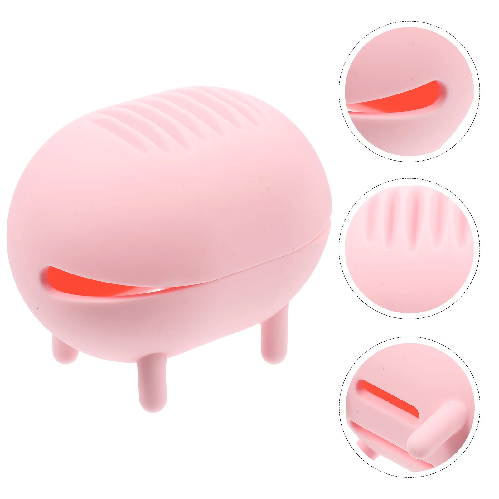 Porta spugna per trucco in silicone Scatola per spugna per fondotinta da viaggio Custodia per frullatore portatile Custodia per uova per trucco traspirante