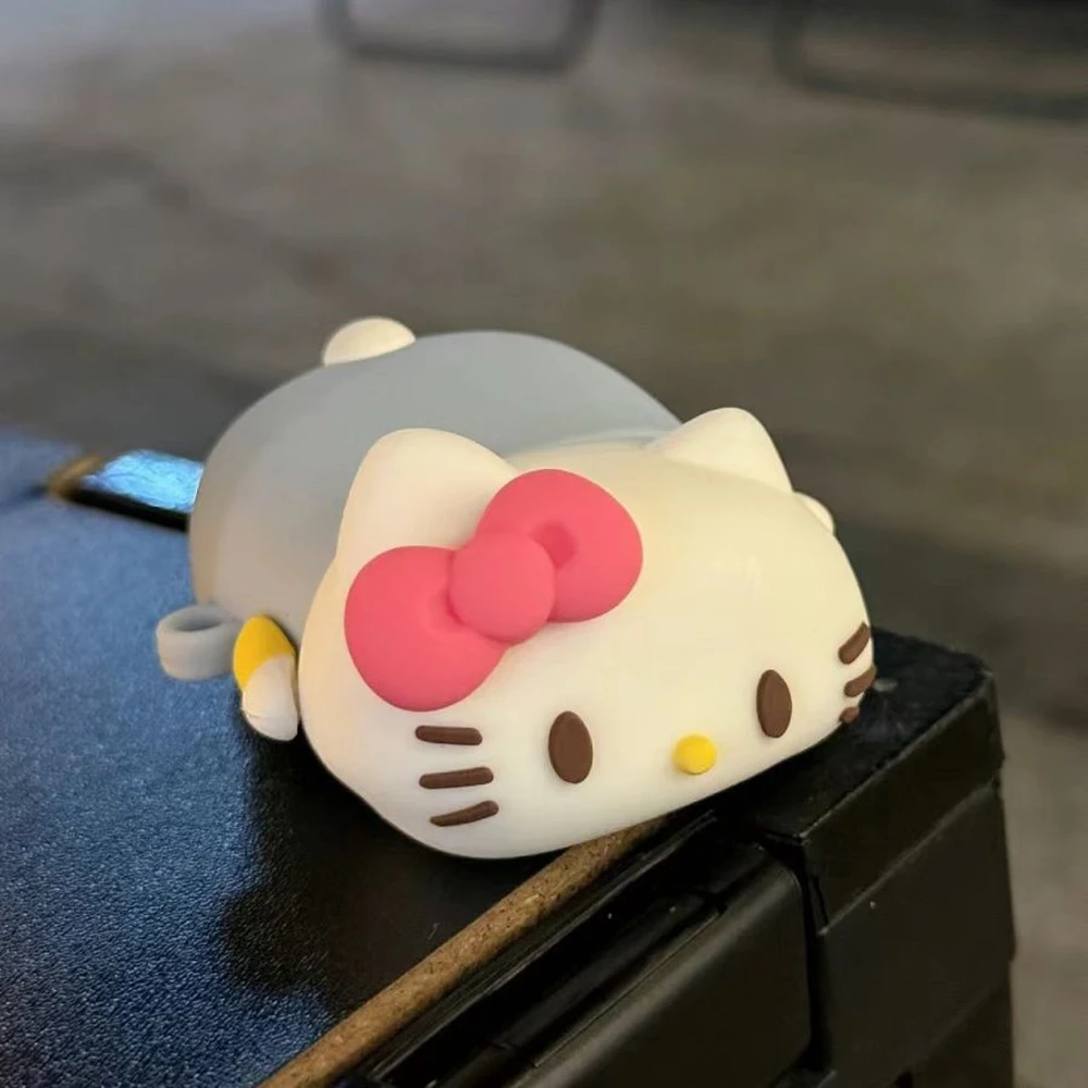 Anime Cartoon Sanrio Kawaii Hello Kitty Lie Prone On The Ground Cute Airpods Protective Shell for Airpods 1 2 3 Pro Pro2 Case