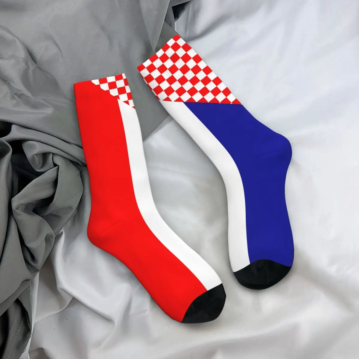 Elin Compression Feel of Croatia DermatStyle Chaussettes pour Hommes, Vintage Quality Pattern Crew Sock, Nouveauté