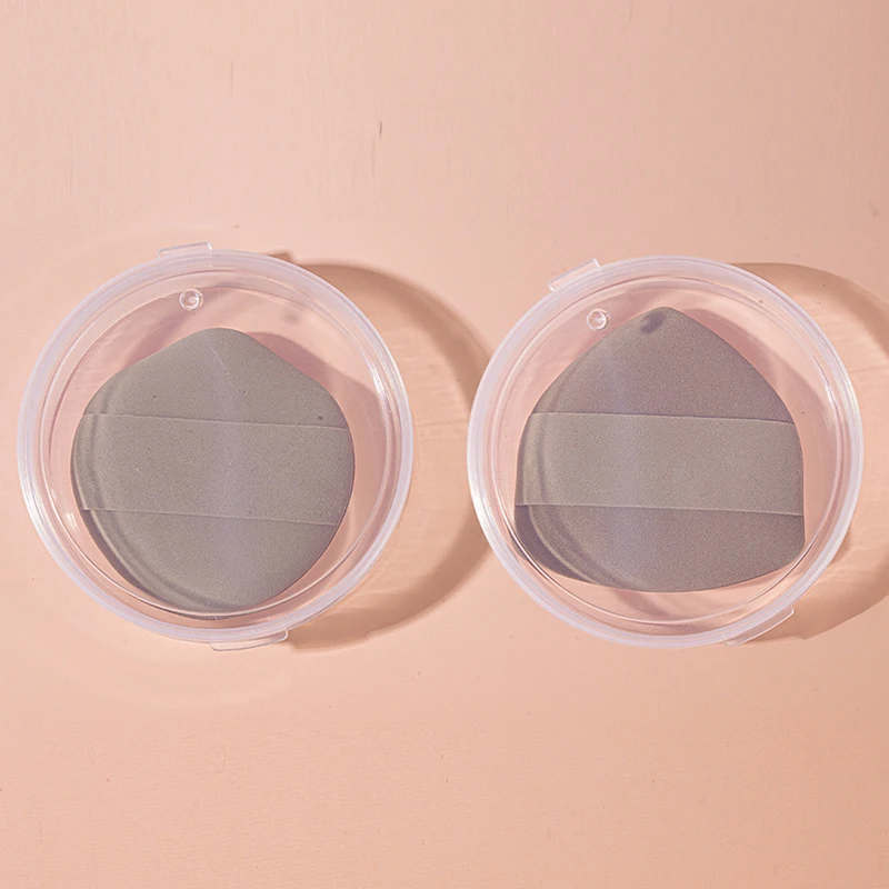 1/2 pçs almofada de ar puff maquiagem liquidificador esponjas para fundação pó corretivo detalhe compõem aplicador ferramenta beleza cosmética
