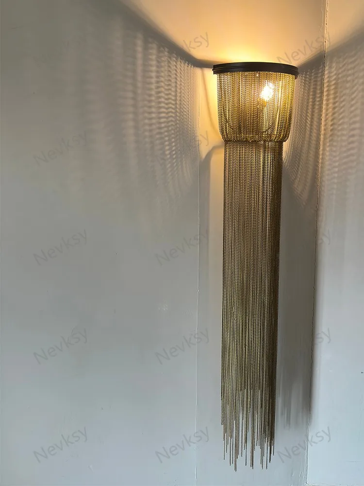 Wall lamp with tassel Bronze