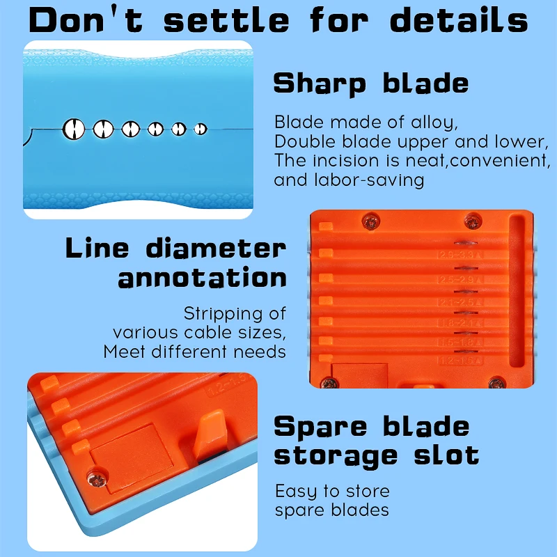 Comptyco Slitter 1.2Mm-3.3Mm Lint Longitudinaal Midden Pijp Strippen Tool Slitter Kabelsnijder Stripper