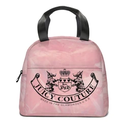 Hot-Sale-Like-Juicy-Couture-Style Lunch Bag for School Waterproof Picnic Thermal Cooler Insulated Lunch Box Women Kids Tote Bags