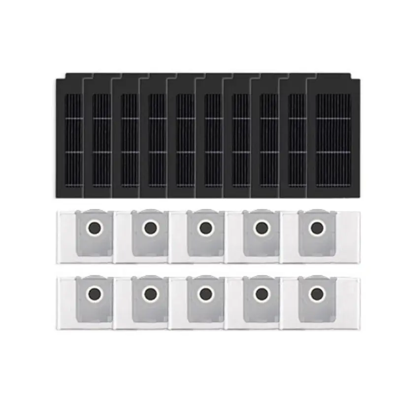 

AA94-20 Pcs Filter And Dust Bag For Ecovacs T50 PRO Sweeper Accessories