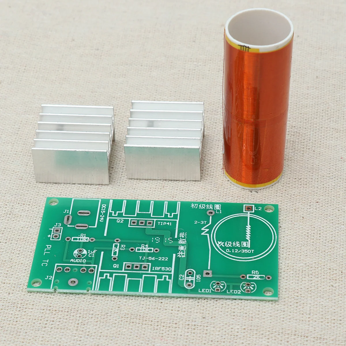 

Pair Mini Coil Plasma Speaker DIY Kits Car Audio Loud Speaker Electronic Field Music Arc Ignite Function