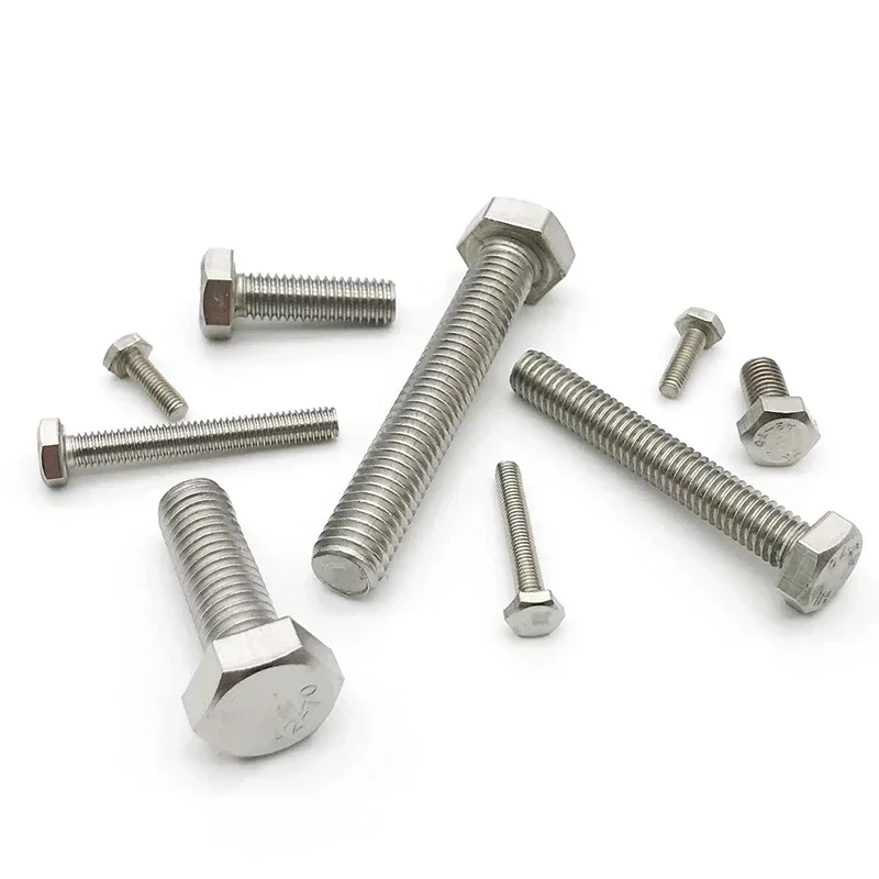 

316 Stainless Steel Marine Grade Outer External Hex Hexagon Head Cap Bolt Screw 4 Pcs M3 M4 M5 M6 M8 M10 M12*20 A4-70