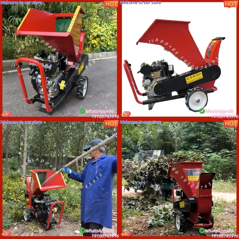 2026 BX42S Wood Chipper for Sale, Ideal for Farming and Home Use 15HP 600-800 Kg/H