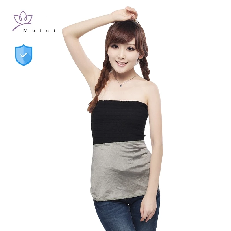 

Real electromagnetic radiation protective 100% silver fiber maternity abdominal apron cell phone EMR shielding maternity clothes