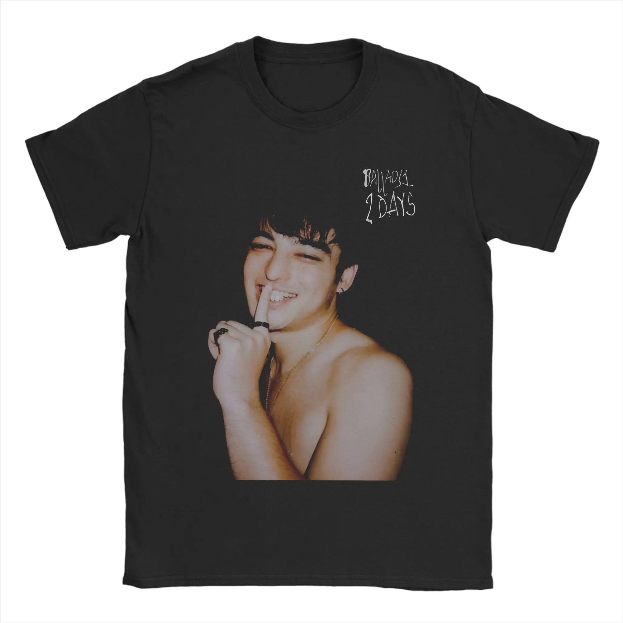 Vintage Film Joji Ballads 2 Days Poster Cotton T-Shirt For Men Summer  Vintage T Shirts Tee Shirt Oversized Printed Clothing