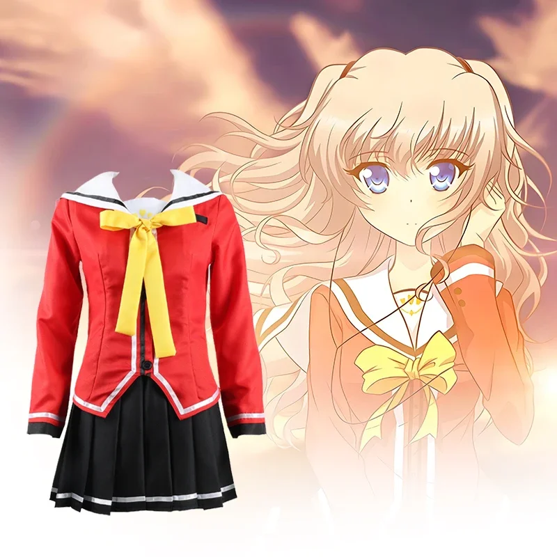 Anime Charlotte Tomori Nao Costume Cosplay per le donne JK Uniform Outfit Charlotte Tomori Nao Cos costumi di Halloween regali per feste