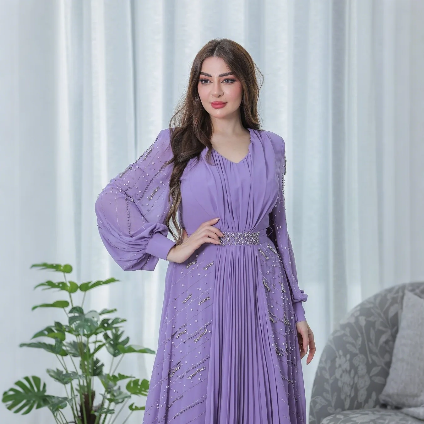 Ramadan Diamonds Abaya Dubai Kaftan Muslim Women Maxi Dress Eid Djellaba Femme Musulmane Vestidos Islam Jalabiya Caftan Robe New