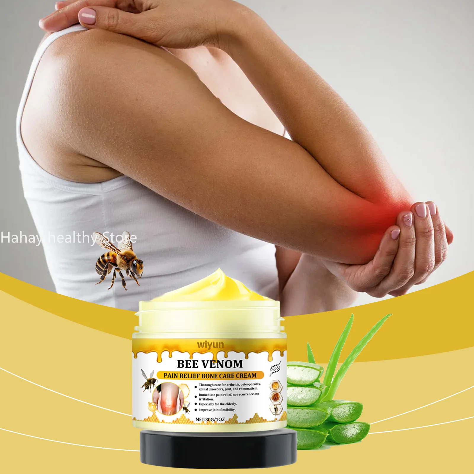 Bee Venom Cream Repair Hand And Foot Skin Redness And Itchiness Moisturizing And Smoothing Skin Care Cream Body Care Gift