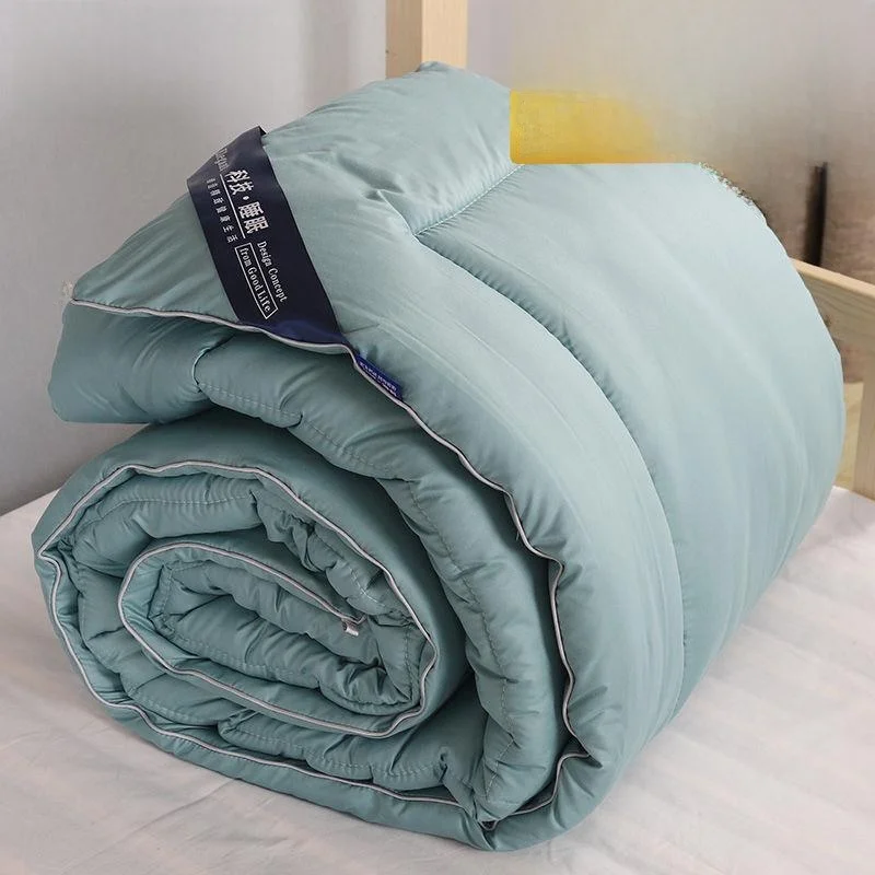 Spring Autumn Thin Space Cotton Quilt Dormitory Single Student Warm Thick Winter Durable All Seasons Fiber Filled Comforter