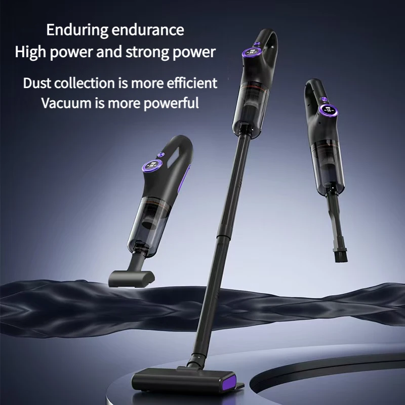 

Hot-selling wireless car household vacuum cleaner, lasting battery life and strong suction, LED screen display,