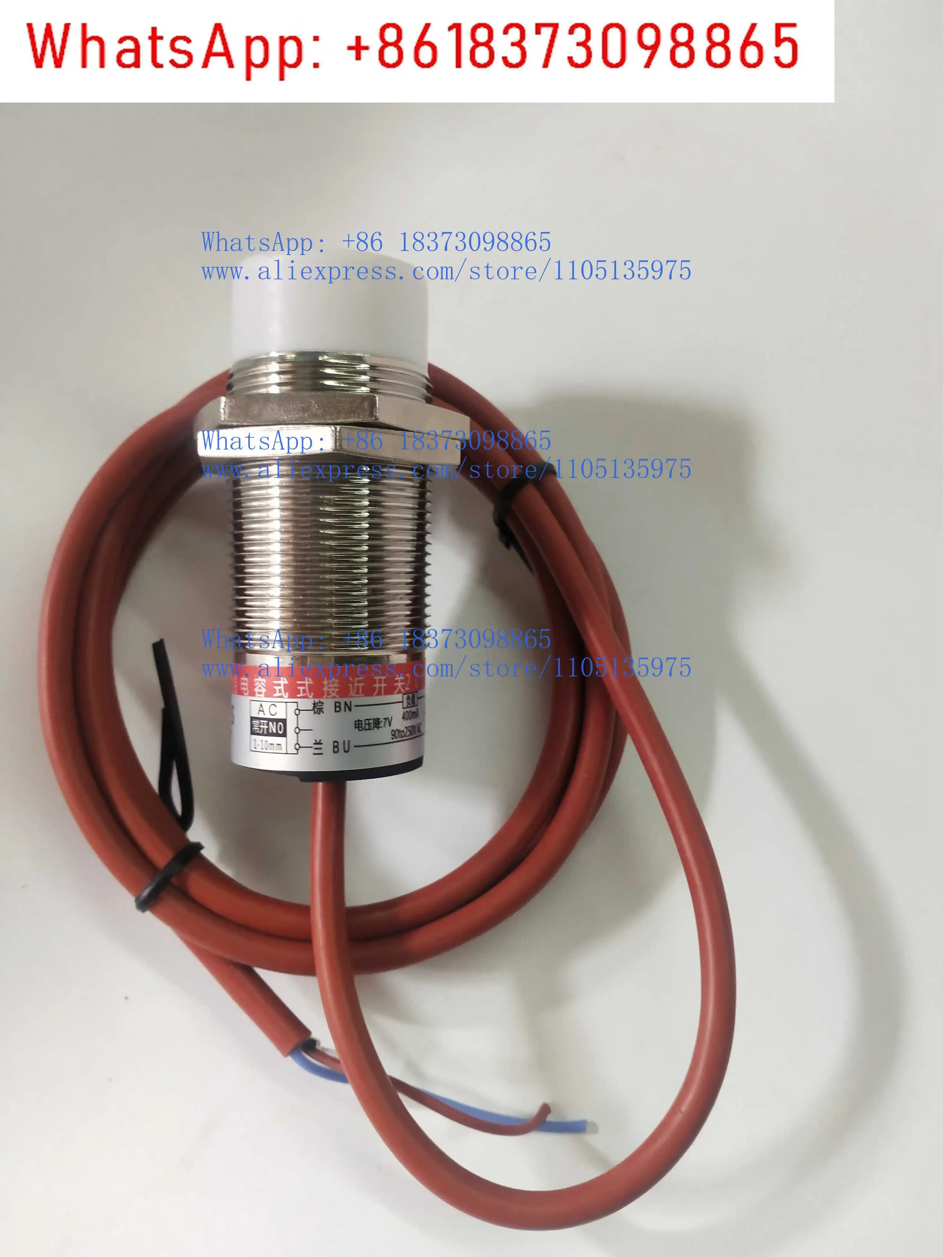 High temperature resistant capacitive proximity switch CJM30-10A2-S level sensor AC 2 wire normally closed 220V