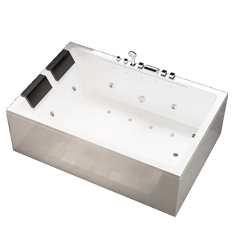 

Couple Double Water Curtain Waterfall Thermostatic Heating Bath Household Independent Double Skirt Bath