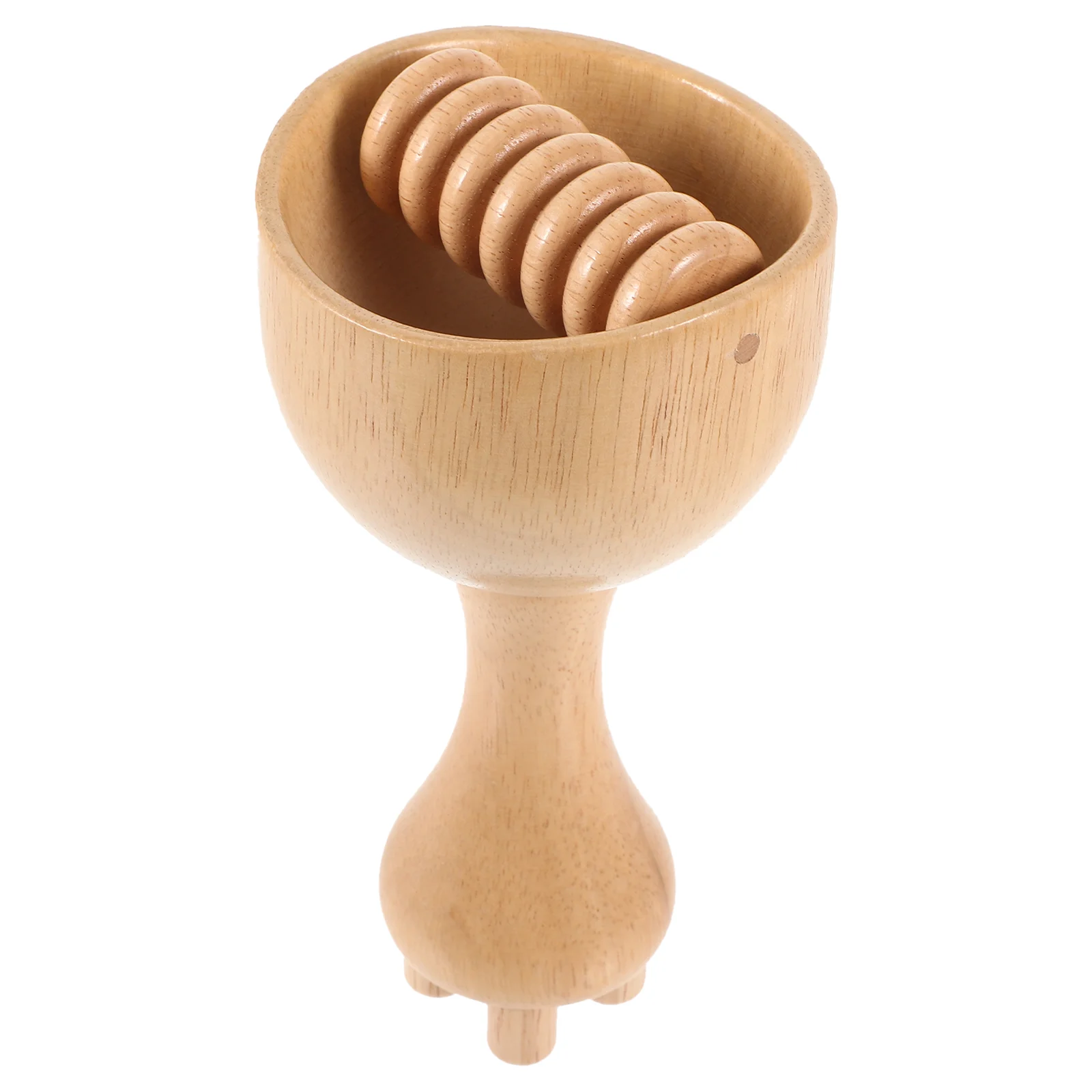 

Scraping Cup Body Massager Wood Therapy Tools Cellulite Wooden Cupping Sculpting