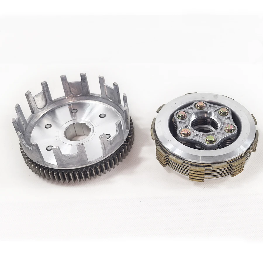 Sprzęgło 70 zębów Sprzęgło o średnicy 127 mm, 6 płytek i 6 kolumn do Zongshen, Bashan, Lycin Lifan CB CG200cc 250cc Silnik chłodzony wodą — zdjęcie 3