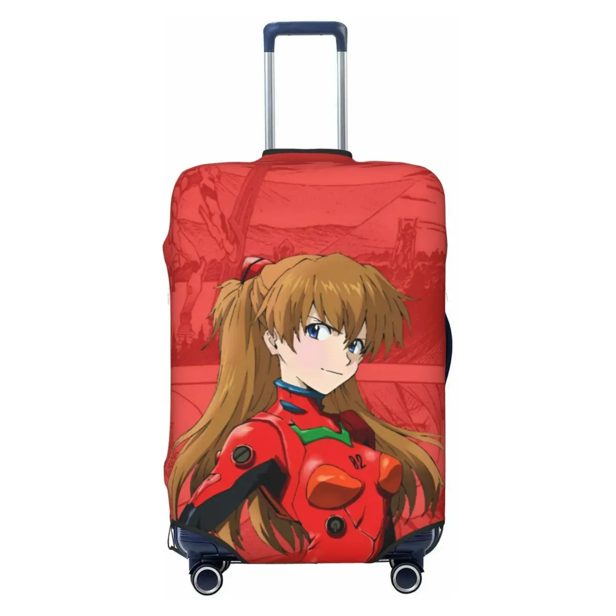 

Эластичный чехол для чемодана Custom E-Evangelions в стиле хип-хоп, аниме, из ЭВА, защитный, подходит для чемоданов 18-32 дюйма