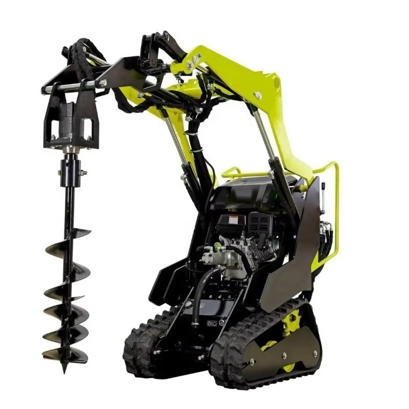 High Quality CE EPA Mini Skid Steer Loader Small Garden Loader Track Skid Steer Loader with Log Grapple for Sale