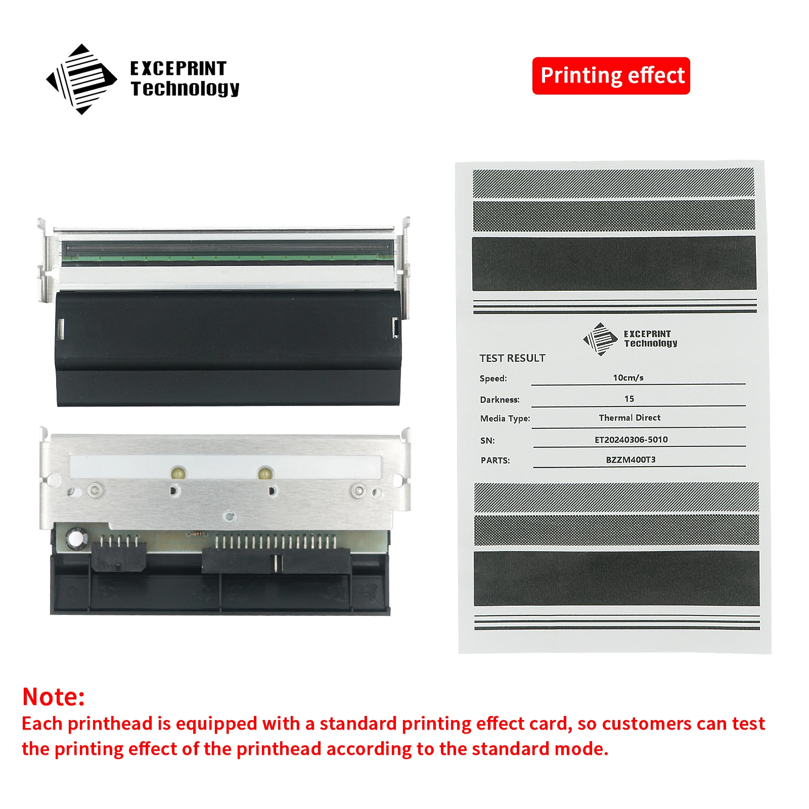 

79801M 300dpi Thermal Printhead for Zebra ZM400 Barcode Label Printer,Brand New