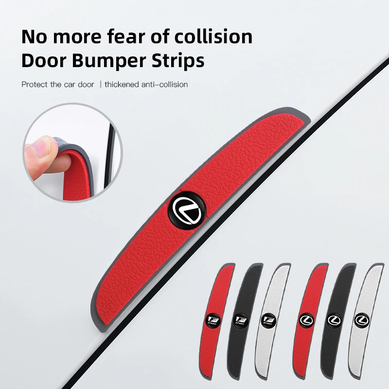 4 قطعة سيارة المضادة للتصادم قطاع سيليكون حماية الوسادة لكزس F SPORT ES UX 300e GS GX IS LS LX CT LC RC LBX NX RX 350h 450h