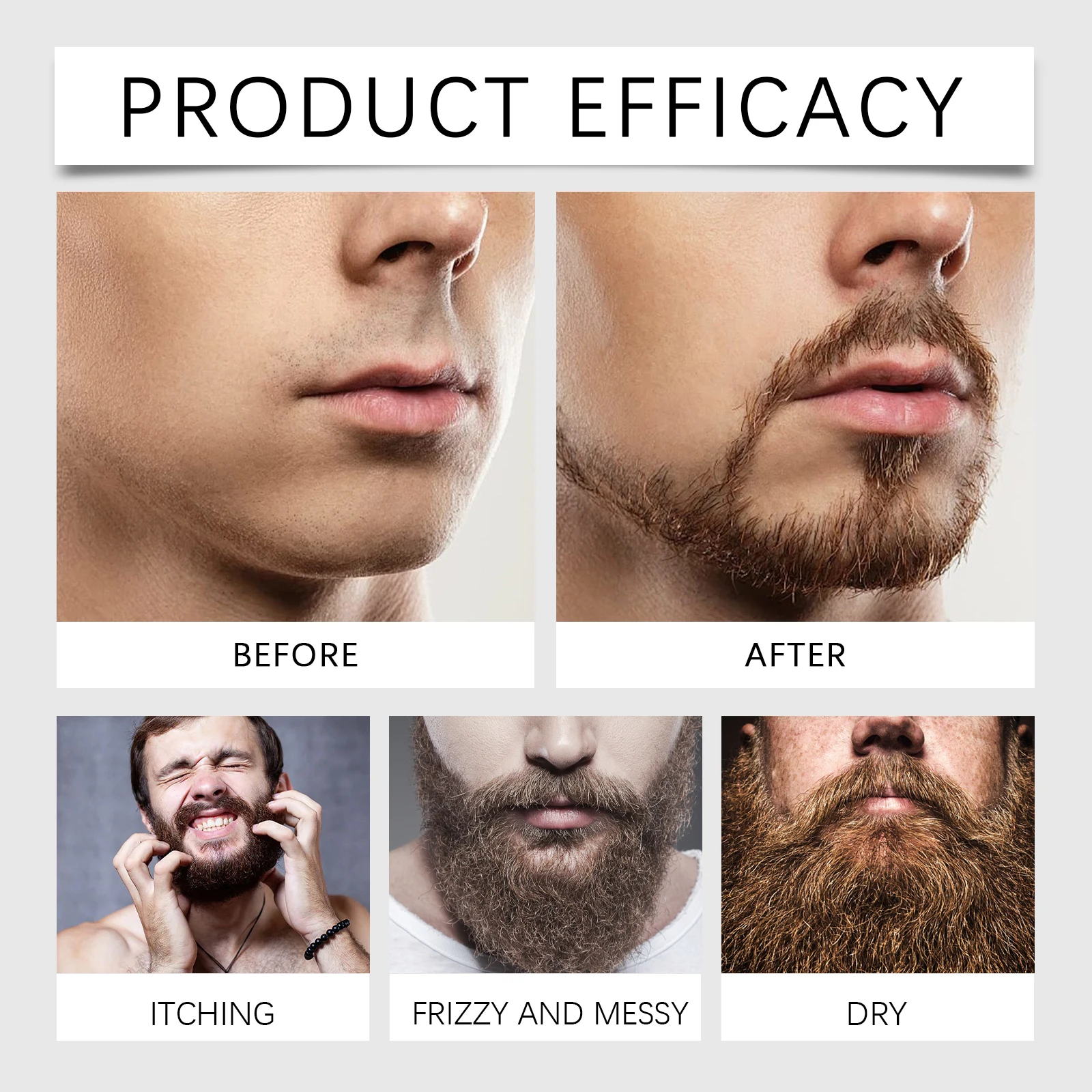 بلسم العناية باللحية الخشبية للرجال سلسلة مرطب اللحية المغذي ترطيب التصميم لطيف ناعم لامع اللحية المغذي بلسم #4