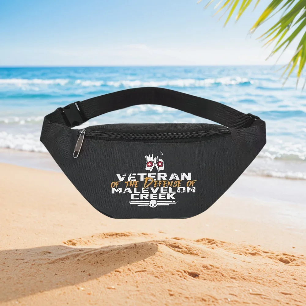

Veteran of the Defense of Malevelon Creek Waist Backpack Crossbody Chest Bag Street Casual Sporty Fashionable Simple Unique Prin