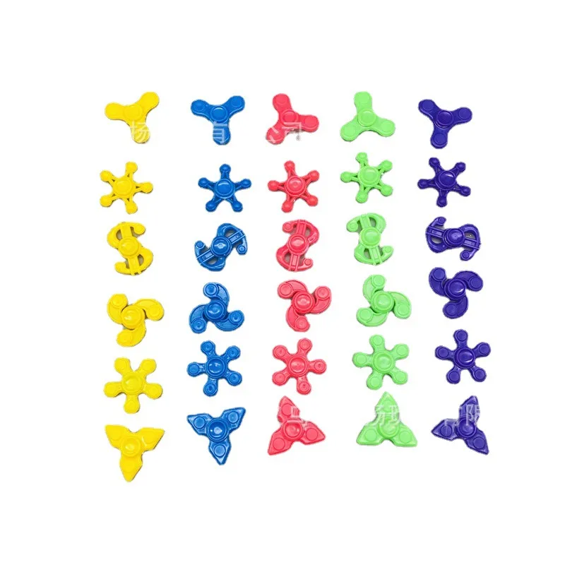 Mini Spinner de mano FigetS para niños, giroscopio de dedo antiestrés, juguetes de hojas divertidas, juguete para puntas de los dedos, regalo para