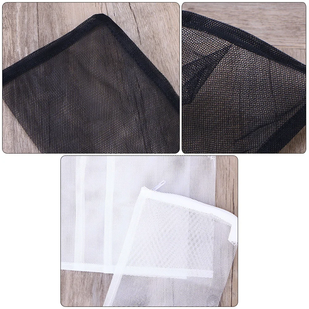 

14Pcs Nylon Filter Bag for Aquarium Fish Tank Mesh with Zipper Reusable Strong Permeable for Volcanic Biosphere