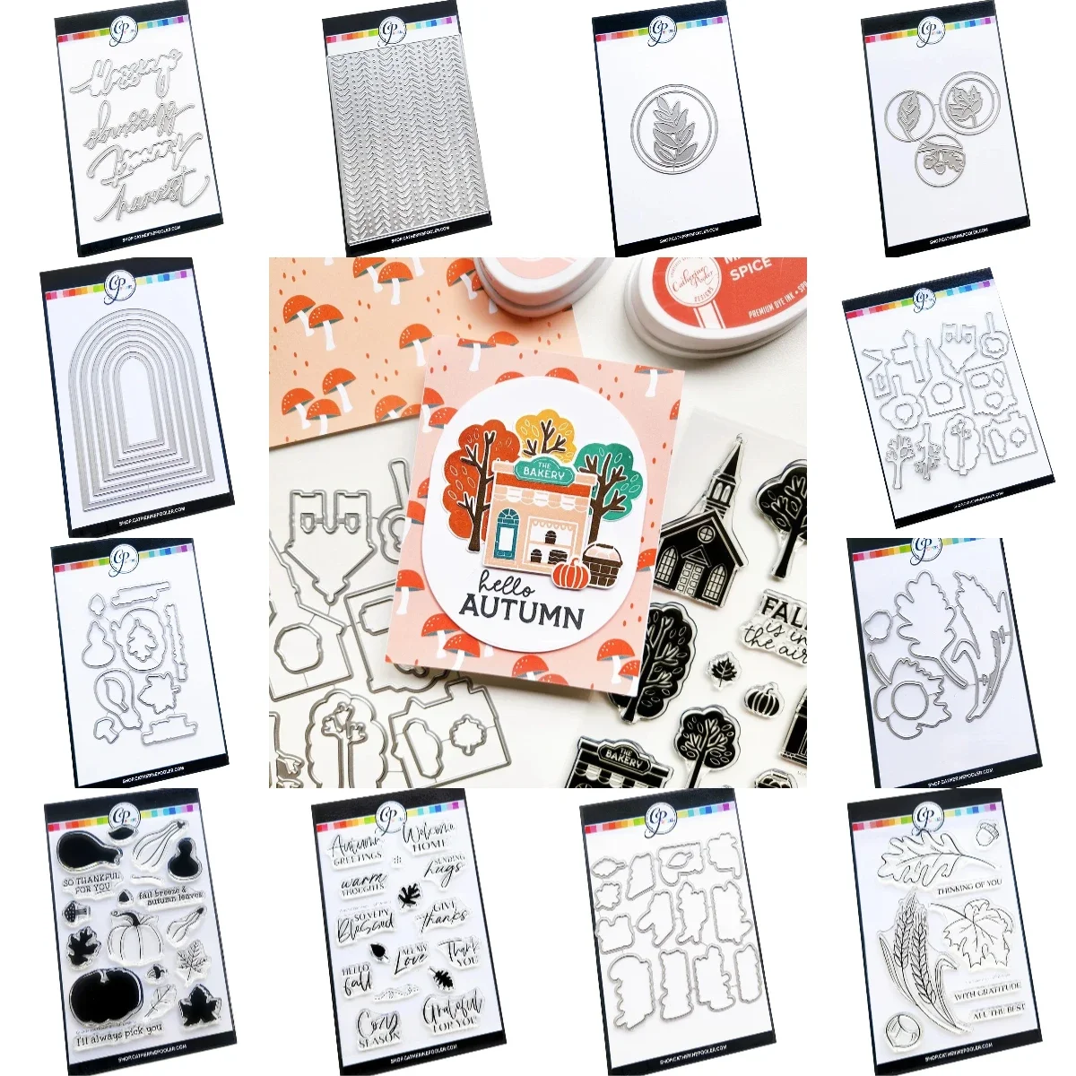 Mitford Falls Stamp 2026 New Metal Cutting Dies For Scrapbook Diary Decoration Embossing Template DIY Greeting Card Handmade
