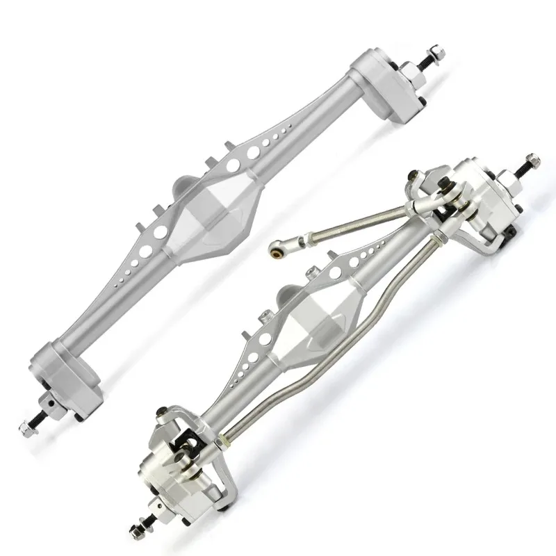 2Pcs CNC Aluminum Front Rear Axles Fit 1/10 SCX10 III Capra 1.9 RC Crawler Upgrade Parts