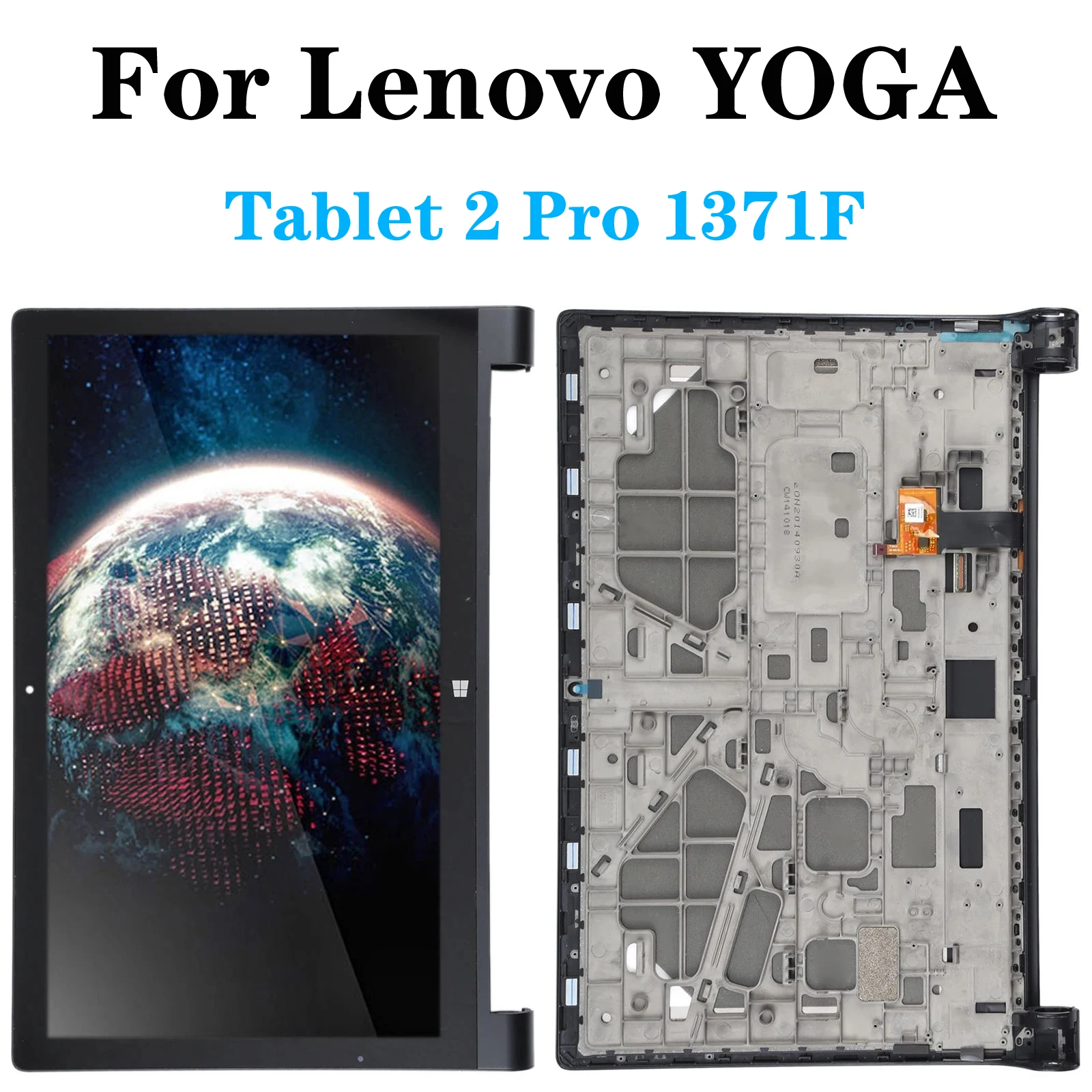 

OEM LCD Screen for Lenovo YOGA Tablet 2 Pro 1371F Digitizer Full Assembly with Frame