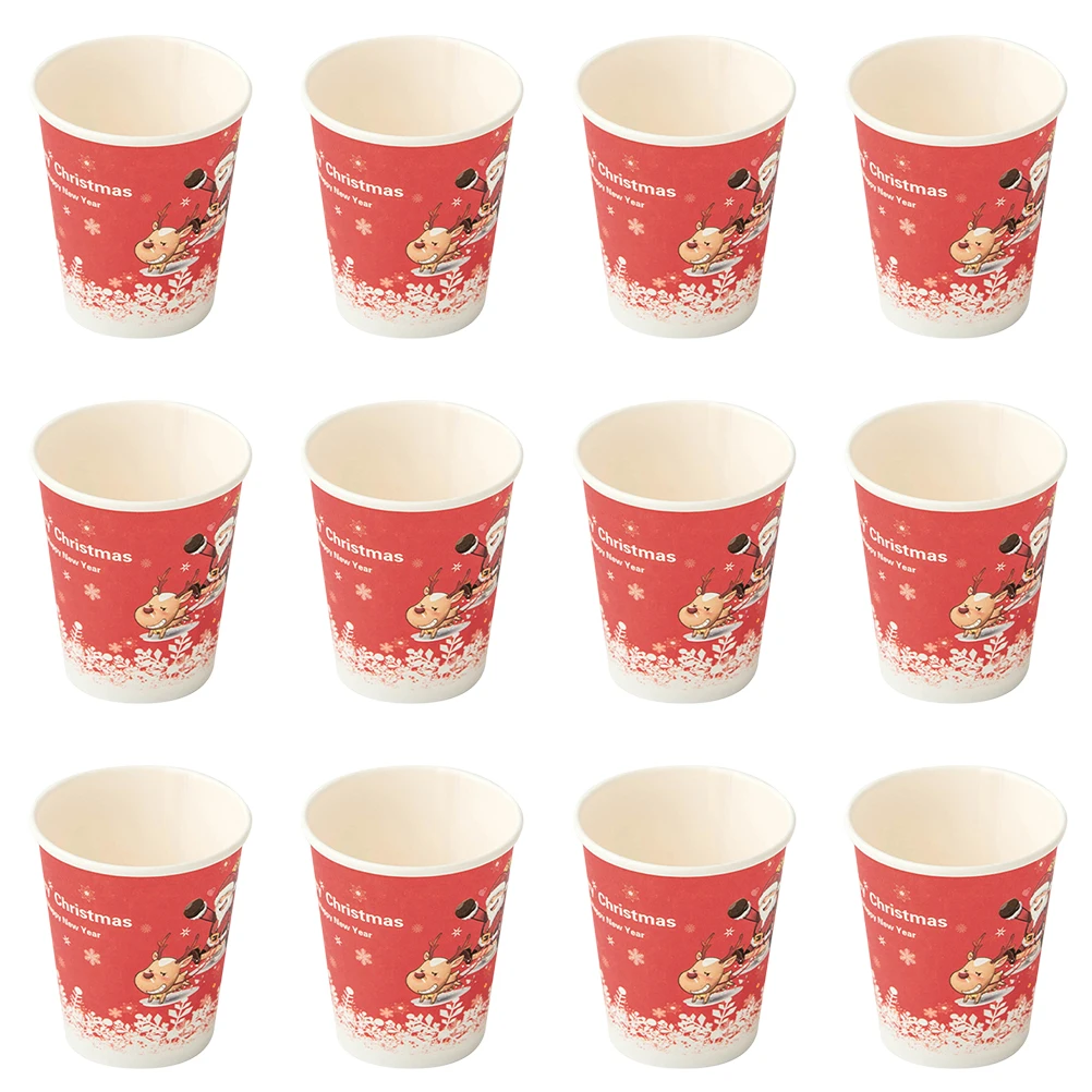 

Thickened Foil Paper Disposable Beverage Cups for Birthday Wedding Christmas Party Premium Eco Friendly Elegant Stylish
